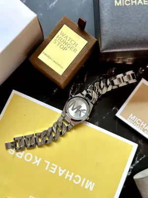 Michael Kors Watch MK4564 – Luxury Silver Stylish Watch for Her | 7AA Premium Quality