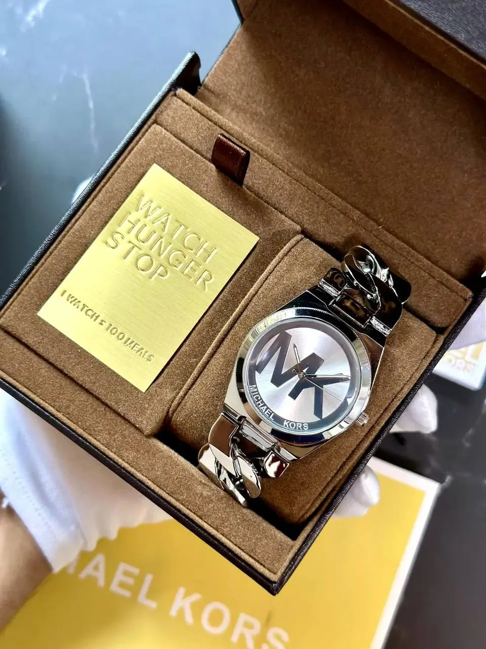 Michael Kors Watch MK4564 – Luxury Silver Stylish Watch for Her | 7AA Premium Quality