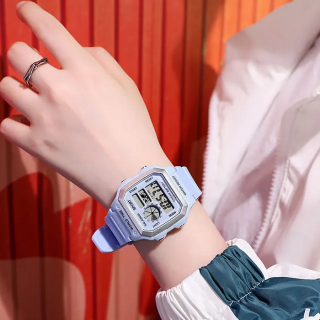 Military Digital Outdoor Sports Watch Men's Sports Luminous  Watch