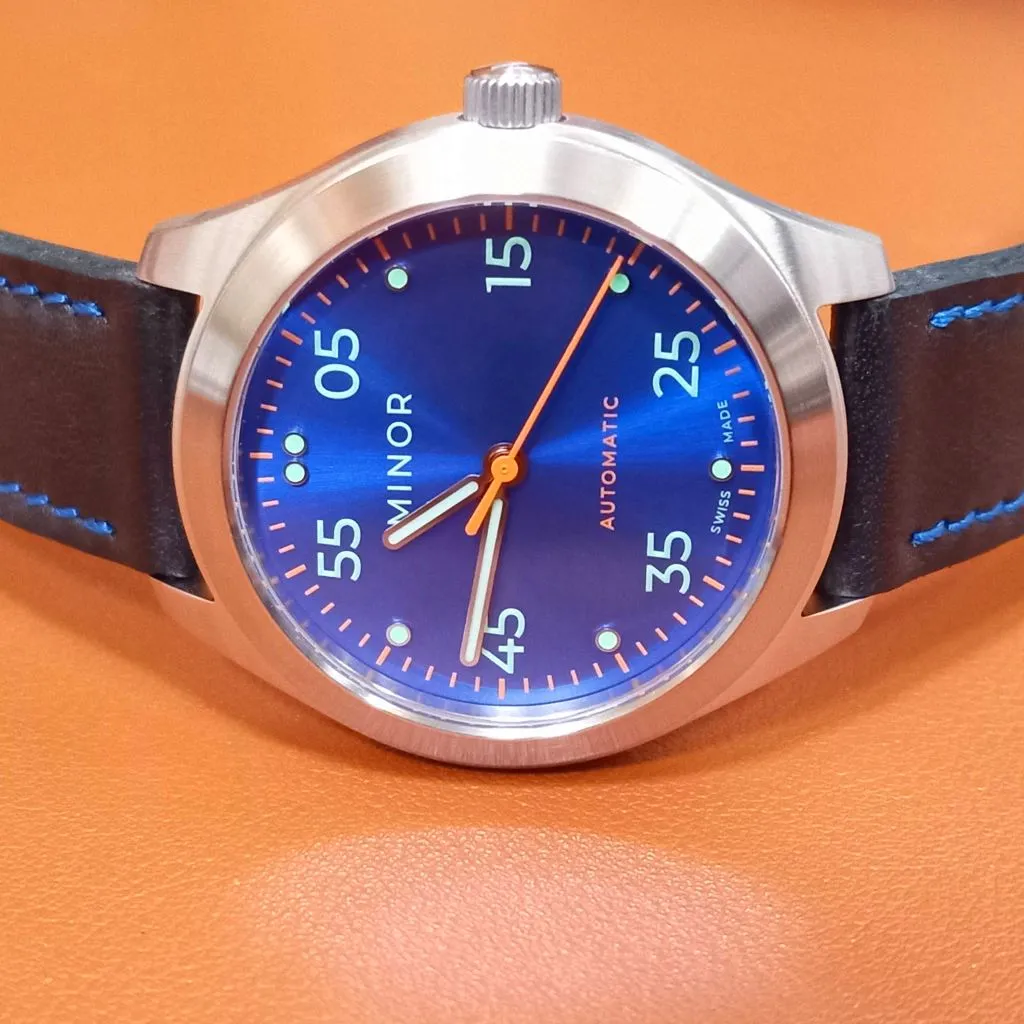 Minor Heritage Electric&nbsp;Blue - Swiss&nbsp;Made Limited&nbsp;Edition