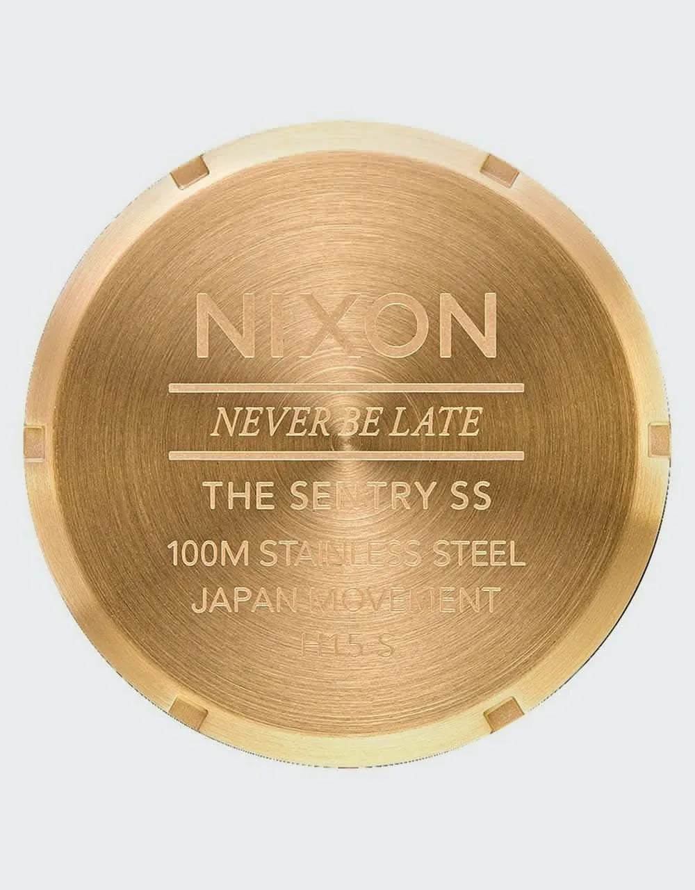 Nixon Sentry SS Watch - Gold/Green Sunray