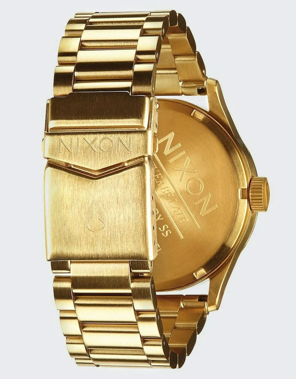 Nixon Sentry SS Watch - Gold/Green Sunray