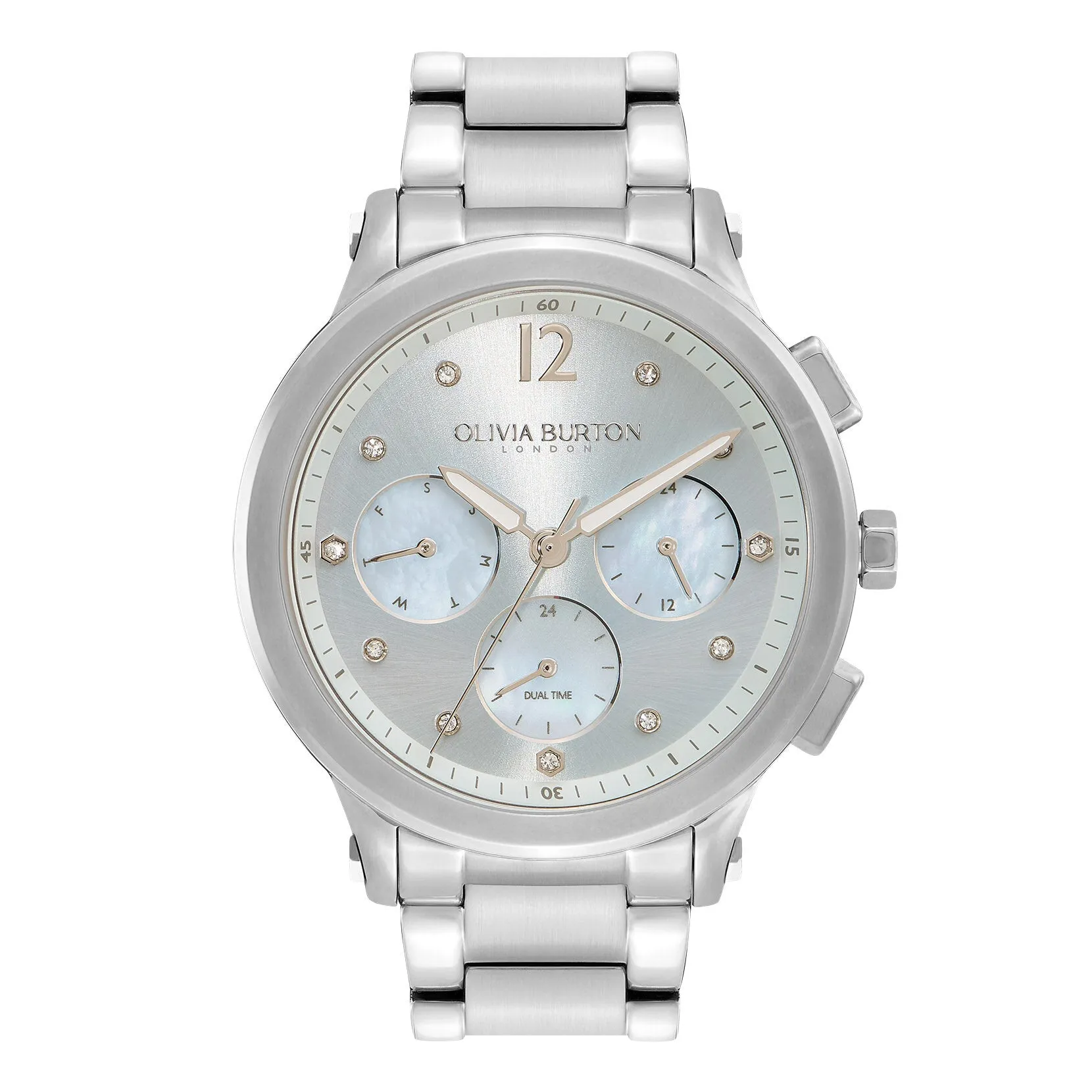 Olivia Burton 38mm Sports Luxe Blue Quartz Watch