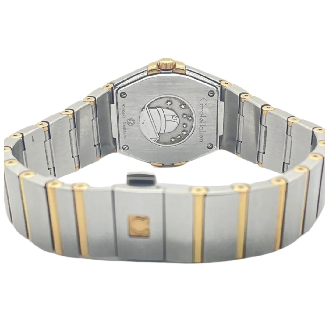 Omega Constellation Quartz 27mm Steel/Gold Mother of Pearl Dial Watch