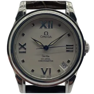 Omega DeVille Co-Axial 32.5mm Automatic White Dial Watch