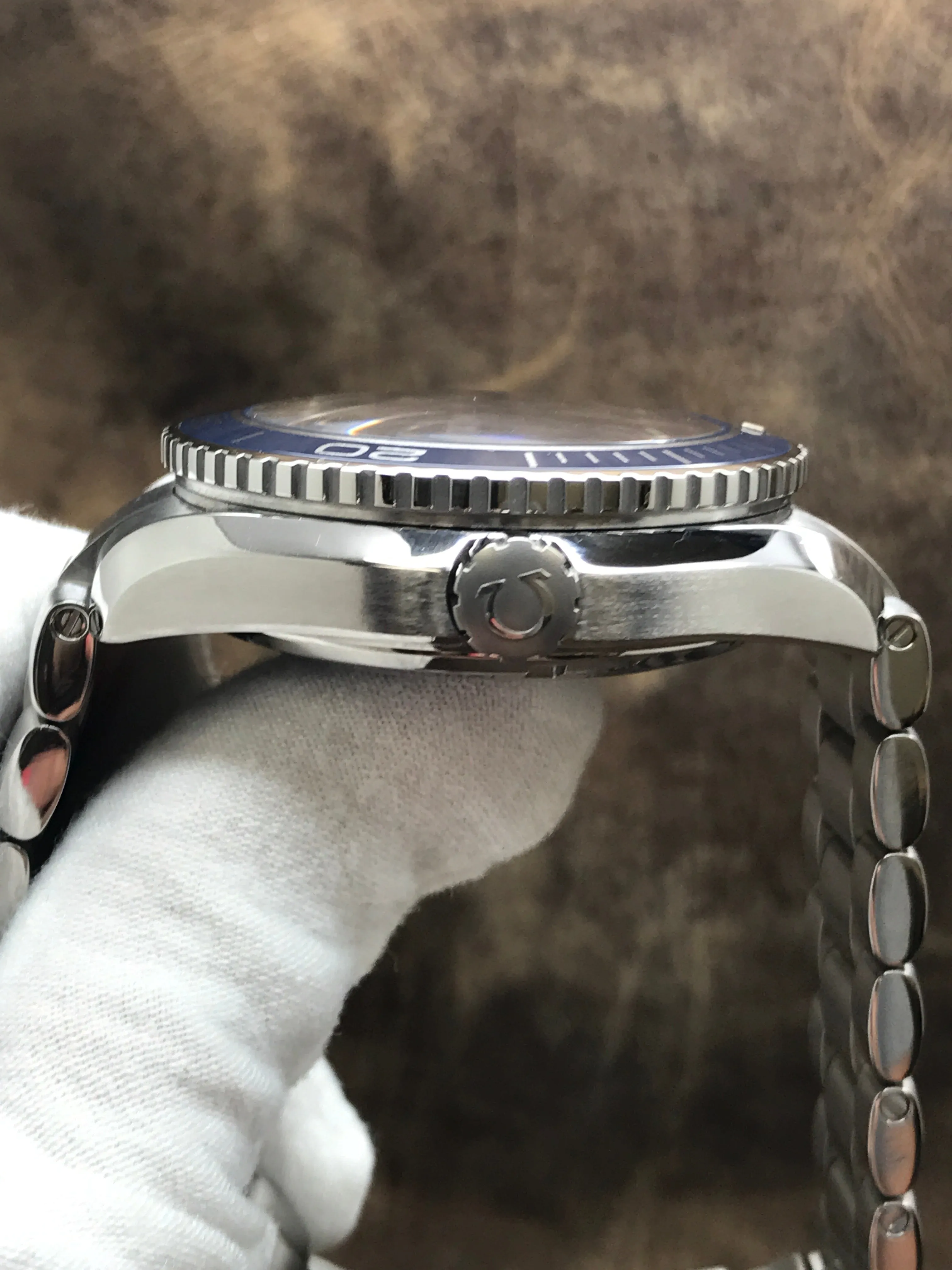 Omega Planet Ocean 600m 232.90.46.21.03.001 Blue Dial Automatic Men's Watch