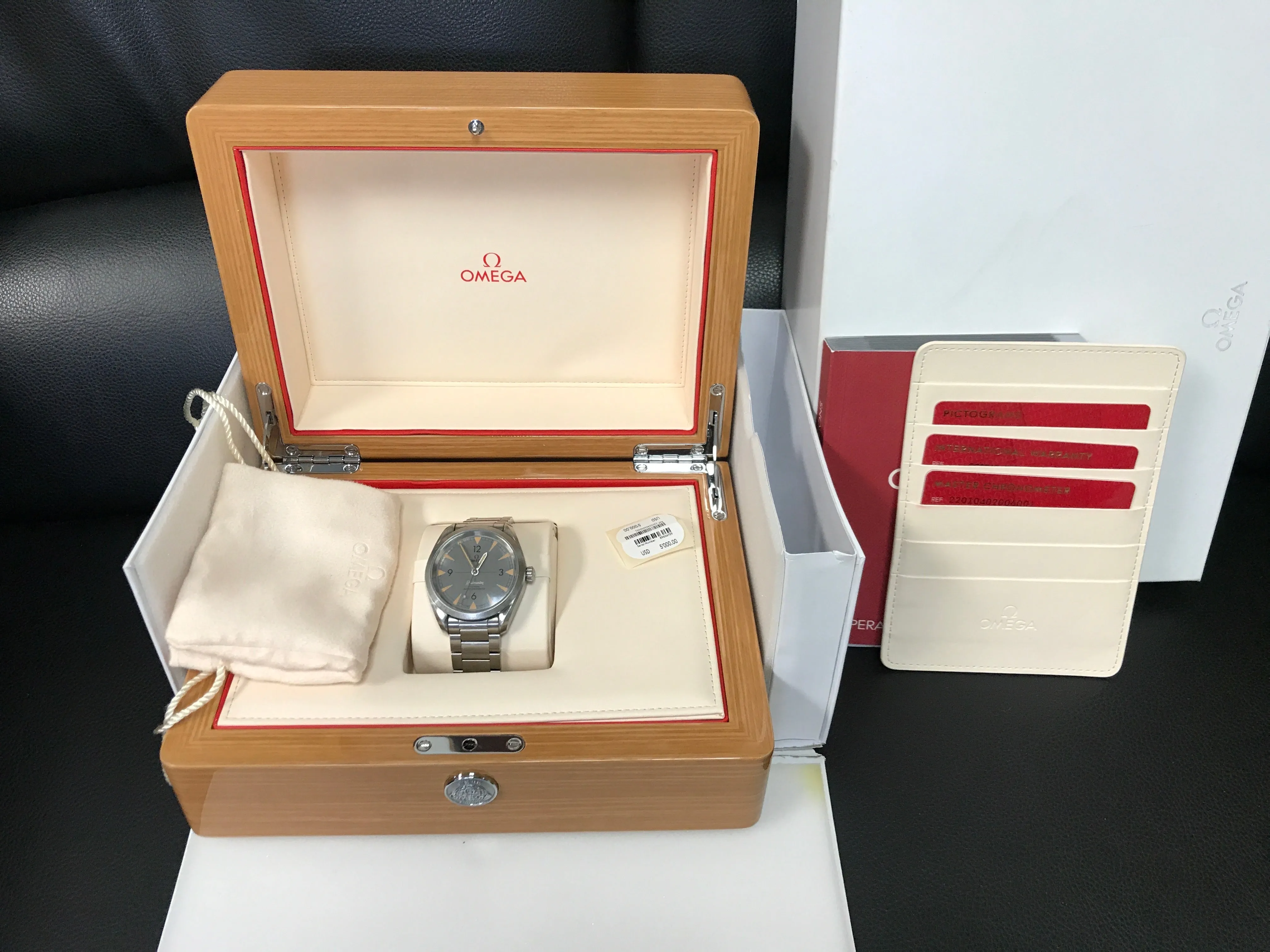 Omega Railmaster 220.10.40.20.06.001 Silver Dial Automatic Men's Watch
