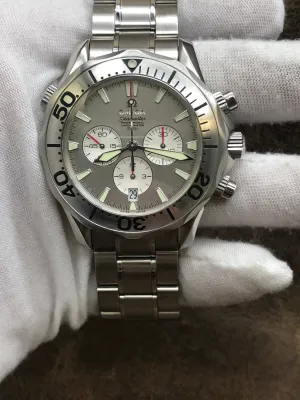 Omega Seamaster Chronograph US Special Edition 2589.30.00 Silver Dial Automatic Men's Watch