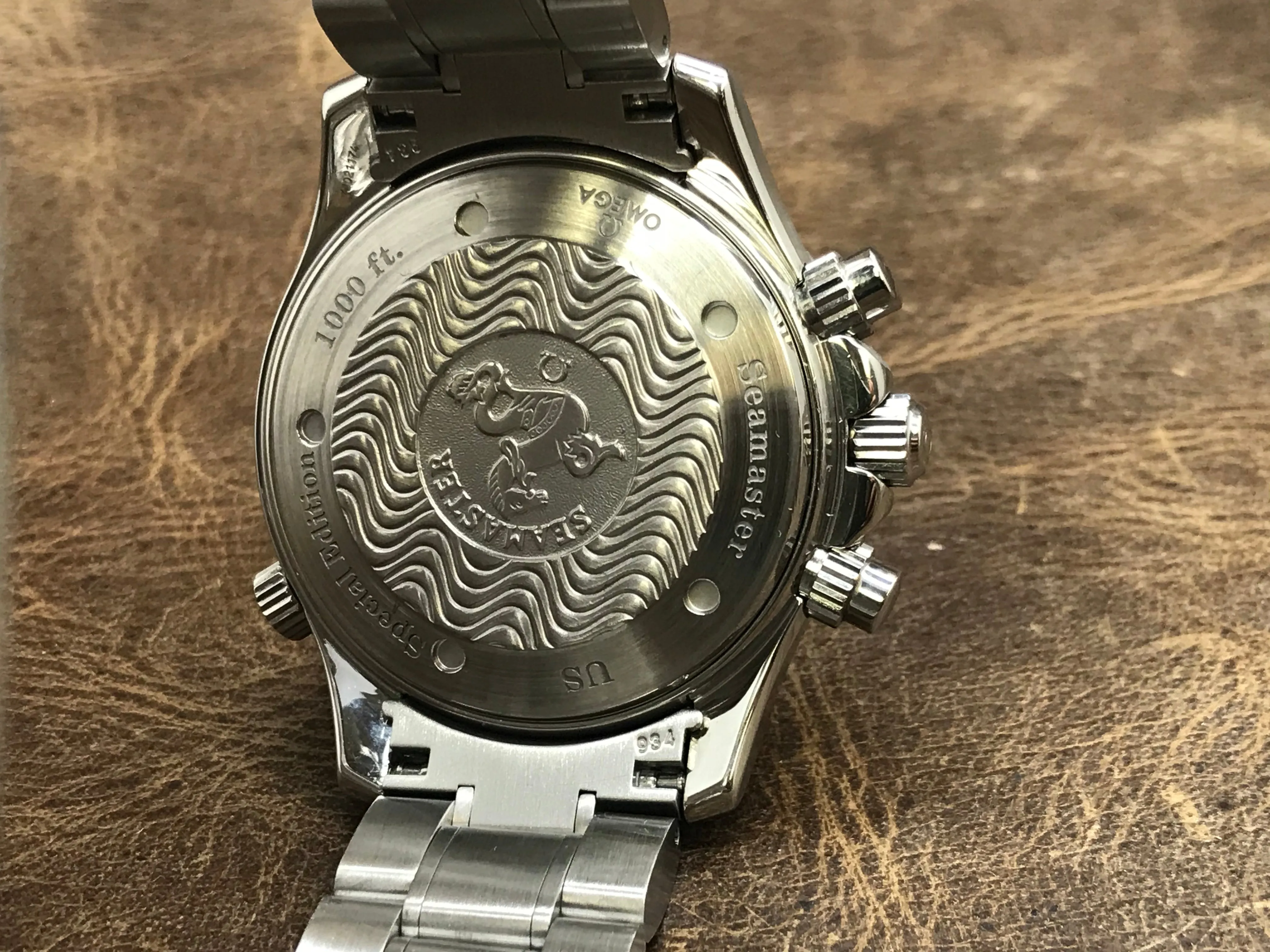 Omega Seamaster Chronograph US Special Edition 2589.30.00 Silver Dial Automatic Men's Watch