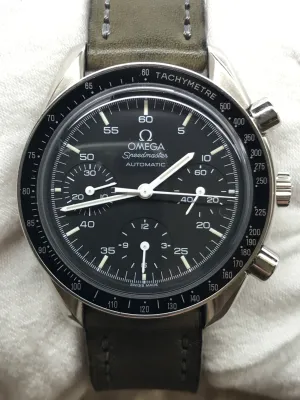 Omega Speedmaster Reduced Speedy 39mm Black Dial Automatic Men's Watch