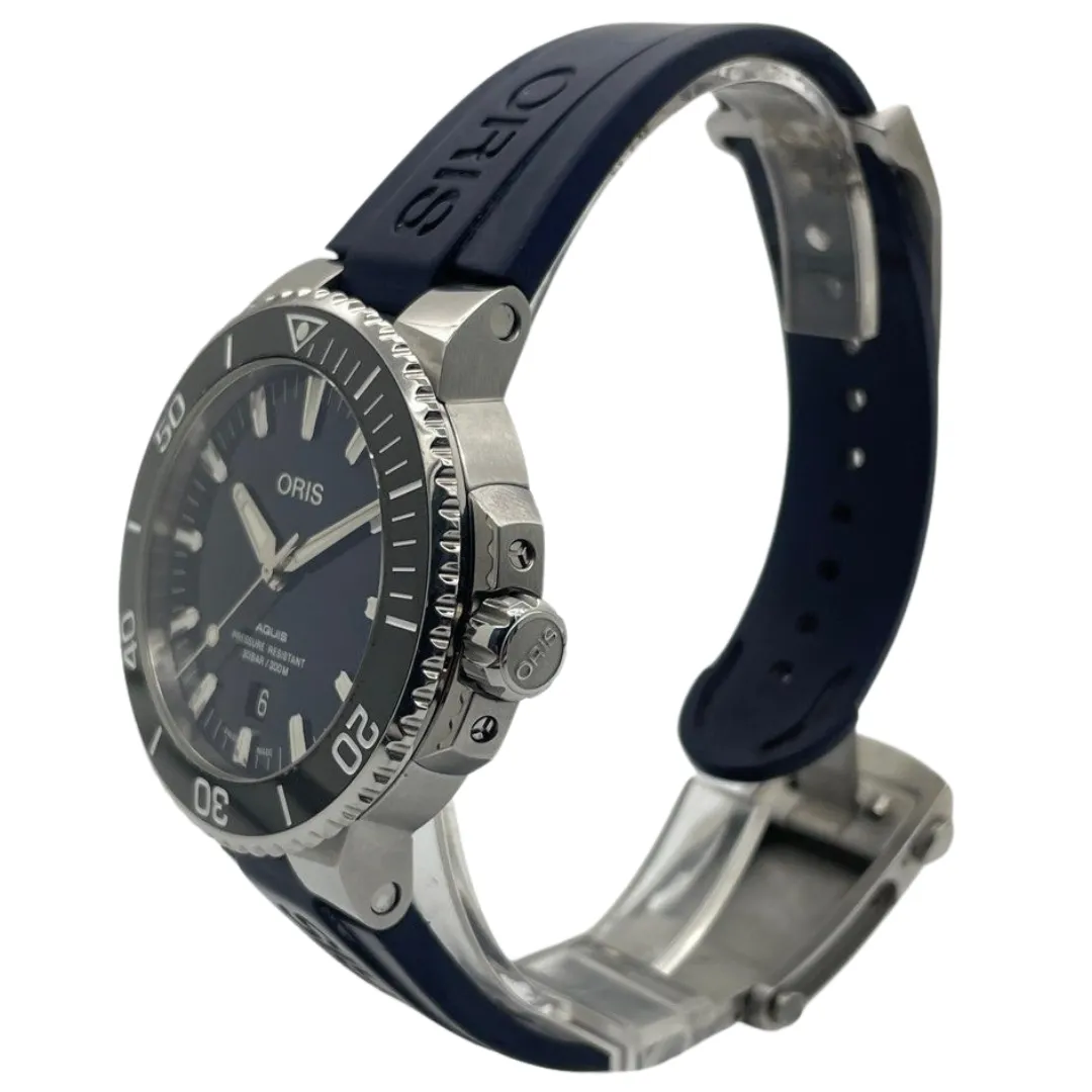 ORIS Aquis 43.5mm Automatic Blue Dial Watch 01 733 7730 4135