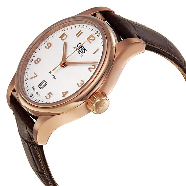 Oris Classic White Dial Rose Gold PVD Men's Watch 733-7594-4891LS 01 733 7594 4891-07 6 20 12