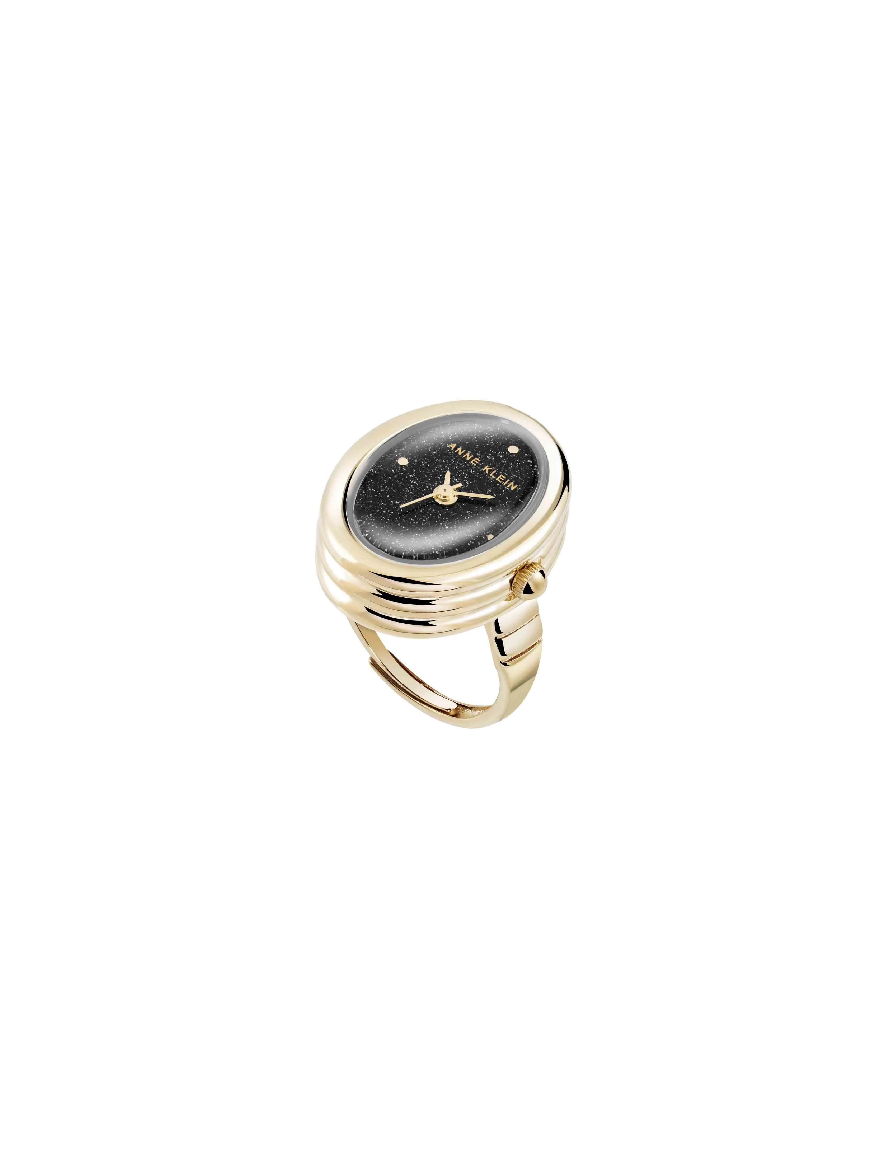Oval Gemstone Ring Watch