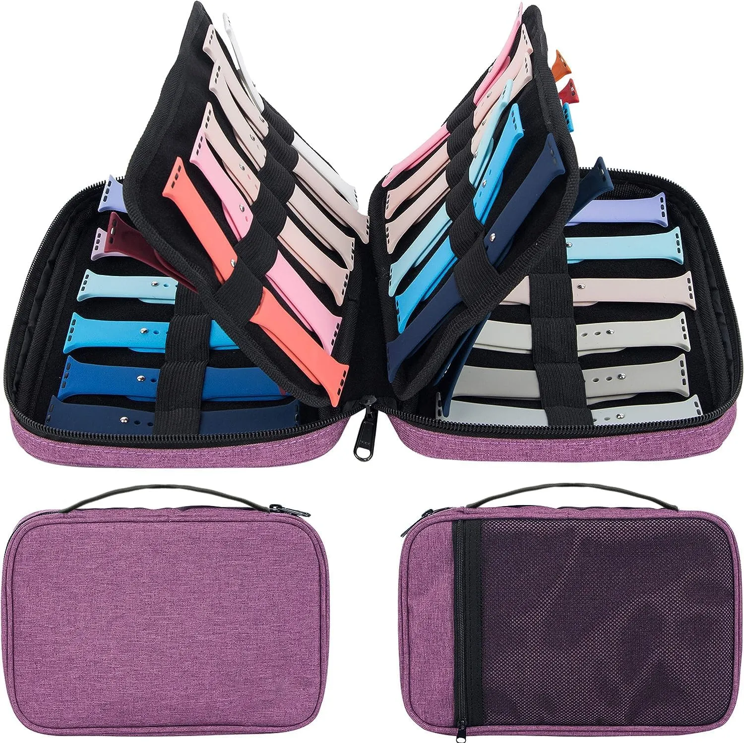 PACMAXI 36 Watch Bands Storage Case - Holds 36 Bands, Fits Most Sizes, Organizer for Watch Straps & Accessories