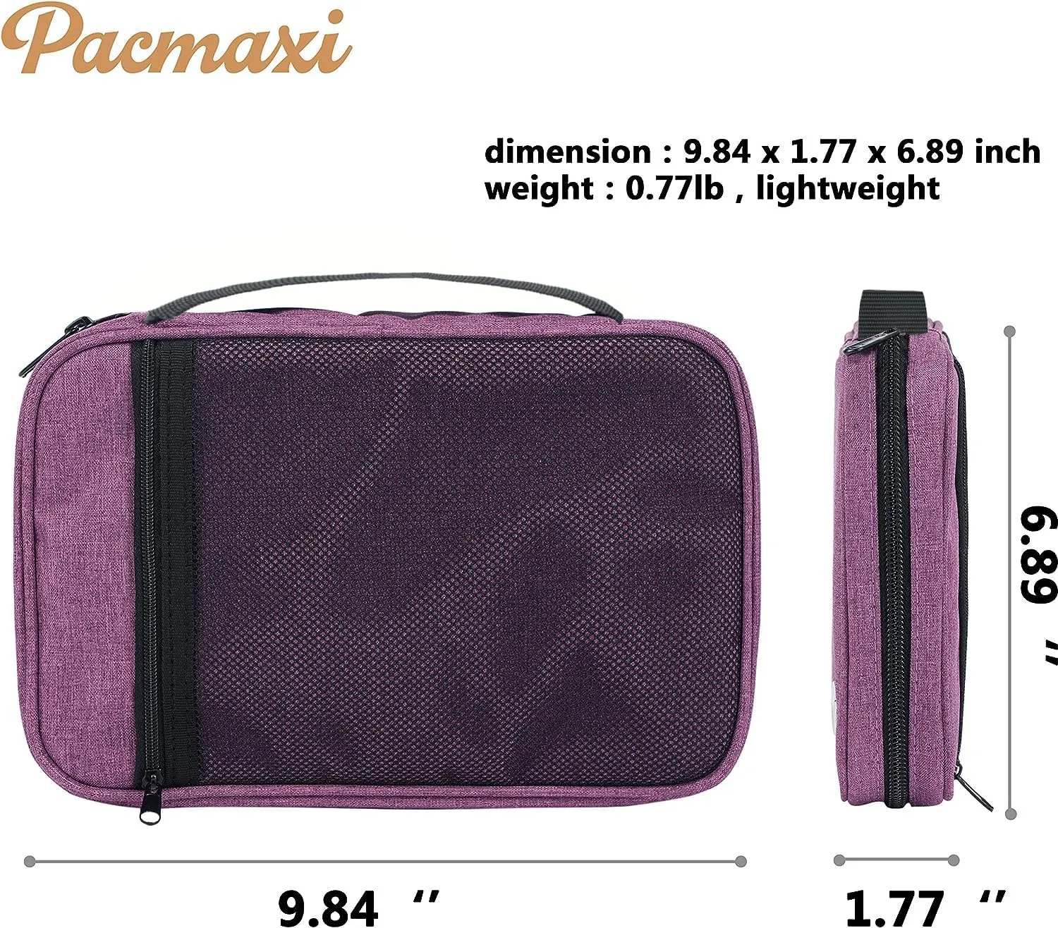 PACMAXI 36 Watch Bands Storage Case - Holds 36 Bands, Fits Most Sizes, Organizer for Watch Straps & Accessories