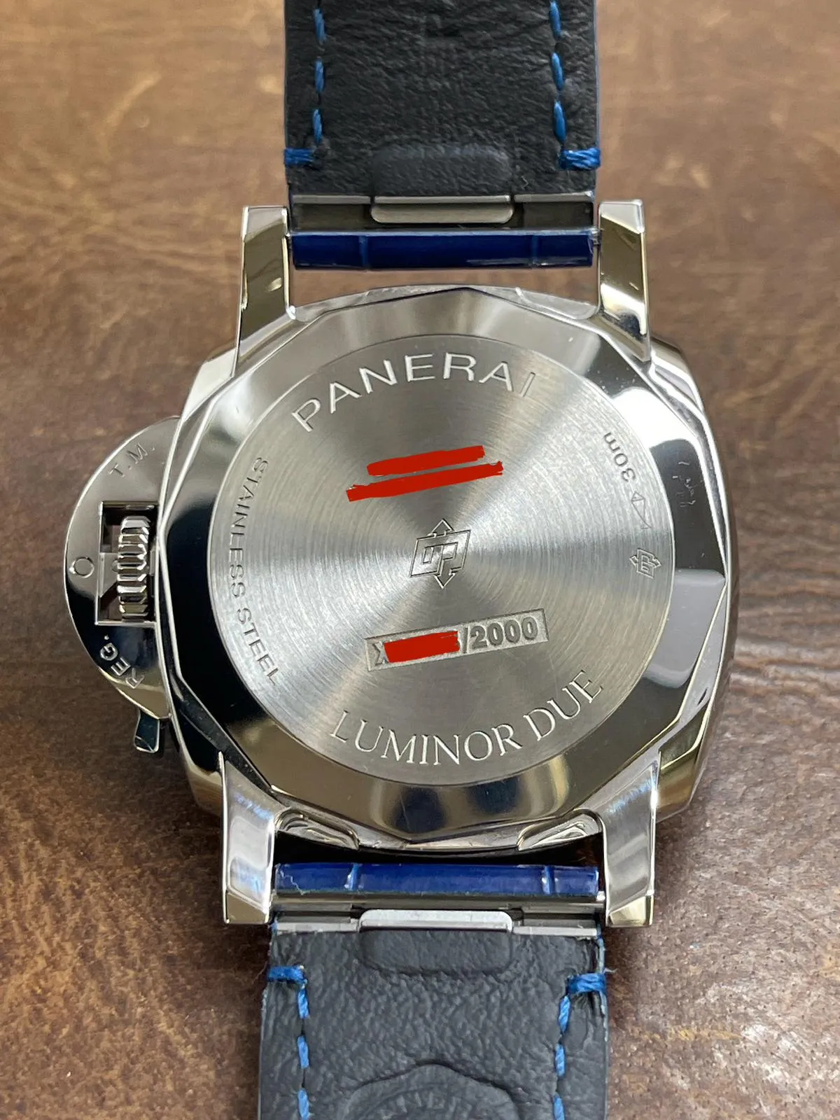 Panerai Luminor Due PAM01273 Blue Dial Automatic Watch