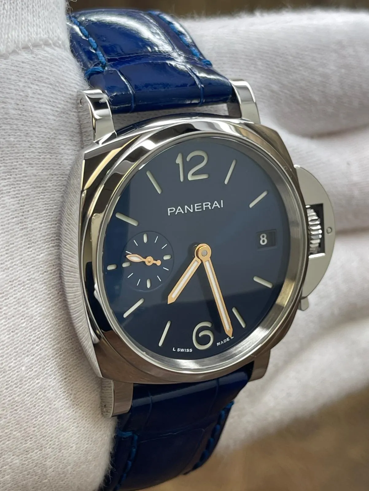 Panerai Luminor Due PAM01273 Blue Dial Automatic Watch