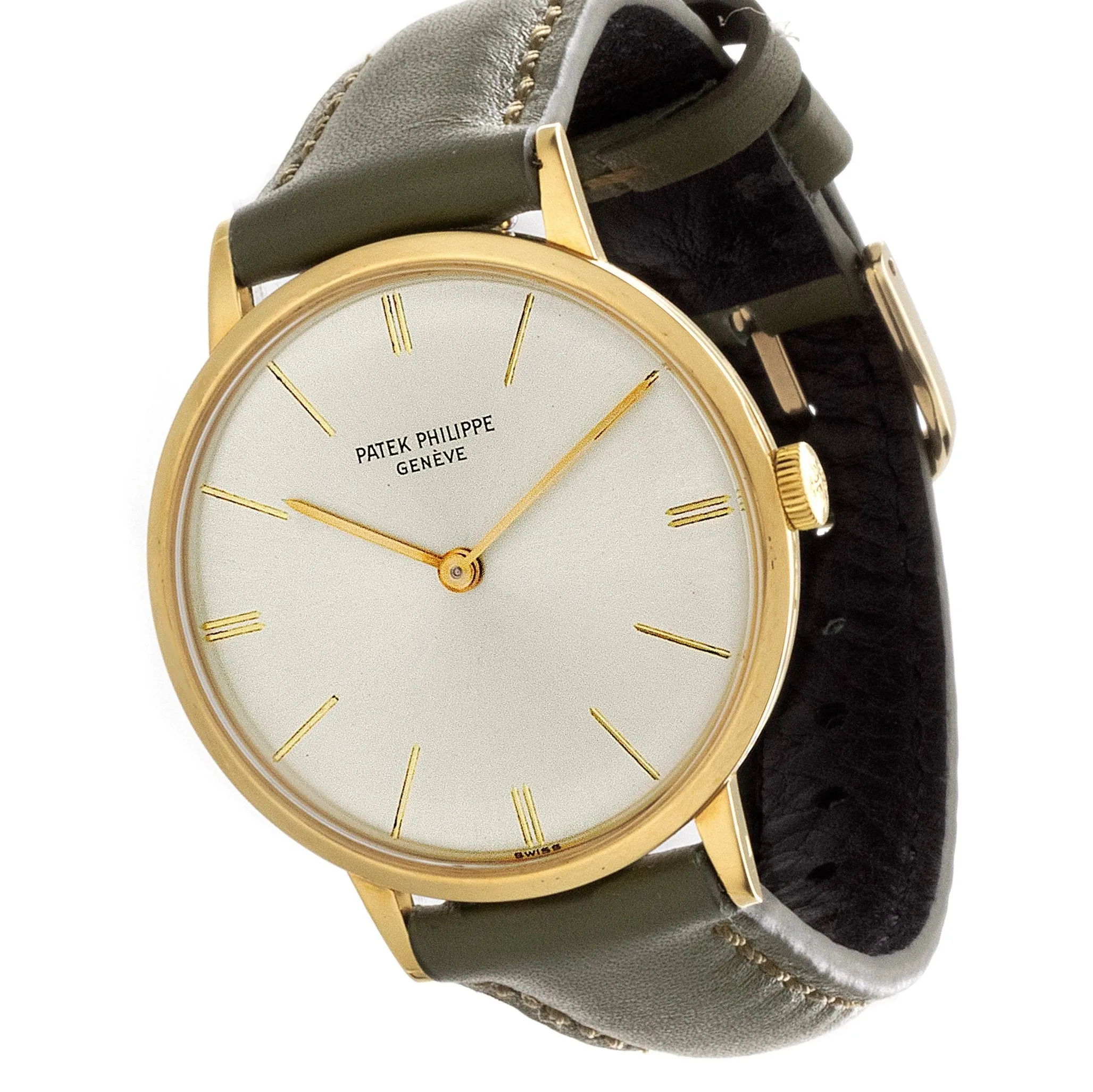 Patek Philippe 3468J Vintage Classic 33mm Calatrava Watch circa 1965