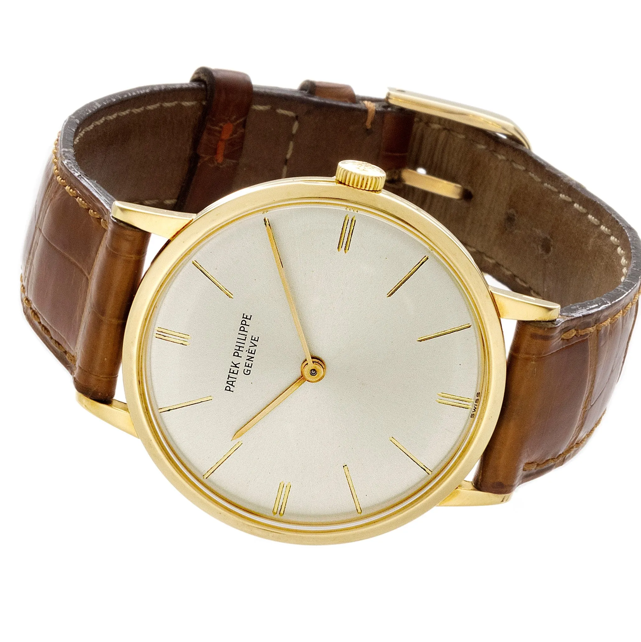 Patek Philippe 3468J Vintage Classic 33mm Calatrava Watch circa 1965