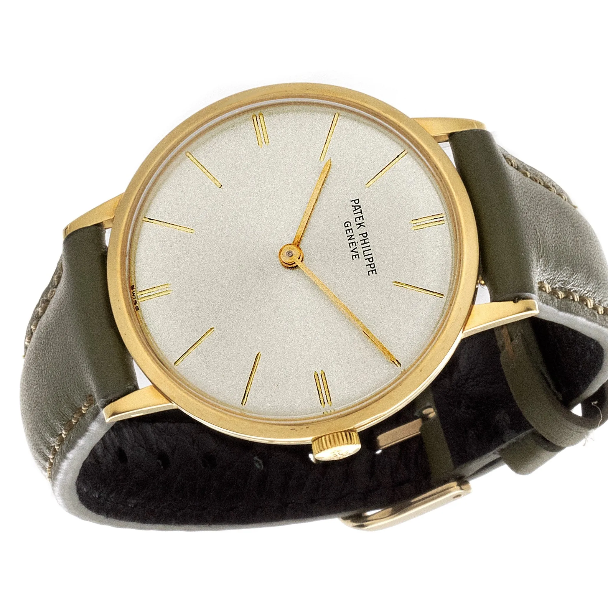 Patek Philippe 3468J Vintage Classic 33mm Calatrava Watch circa 1965