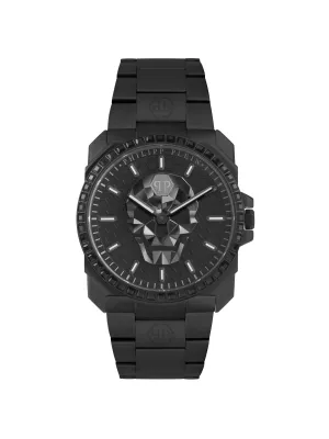 Philipp Plein Men 40 mm Size Black Dial Analog Watch - PWLAA0922