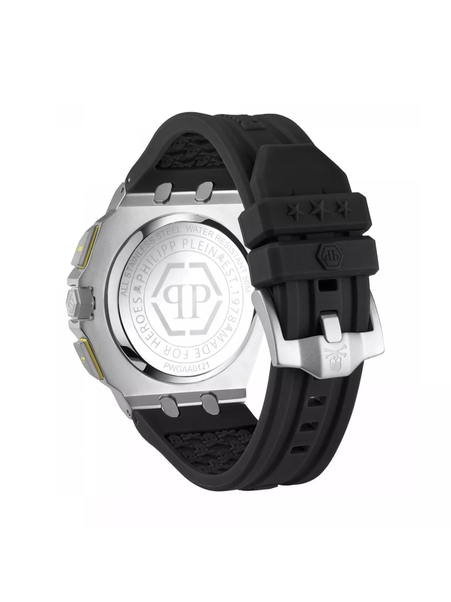 Philipp Plein Men 44 MM Size White Dial Analog Watch - PWGAA0121