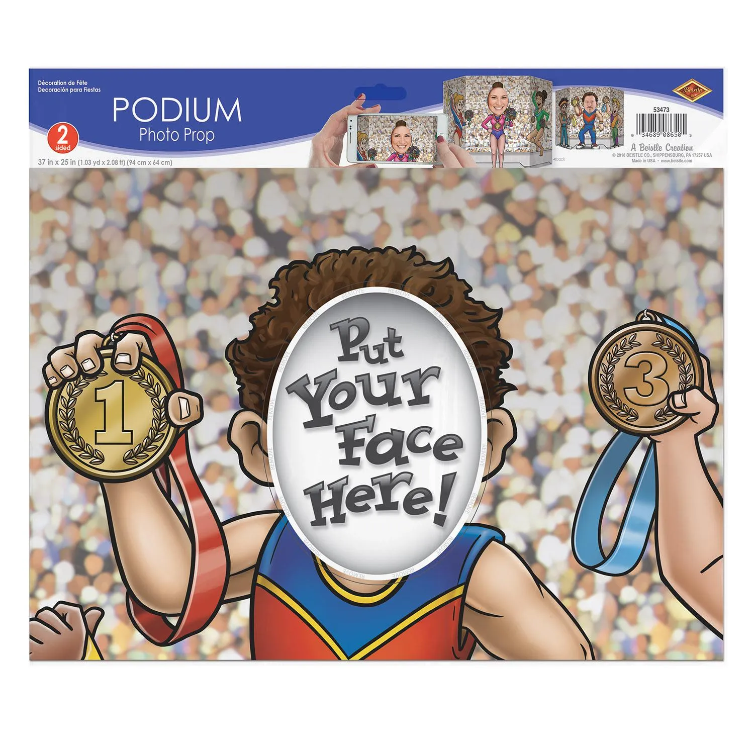Podium Party Photo Prop