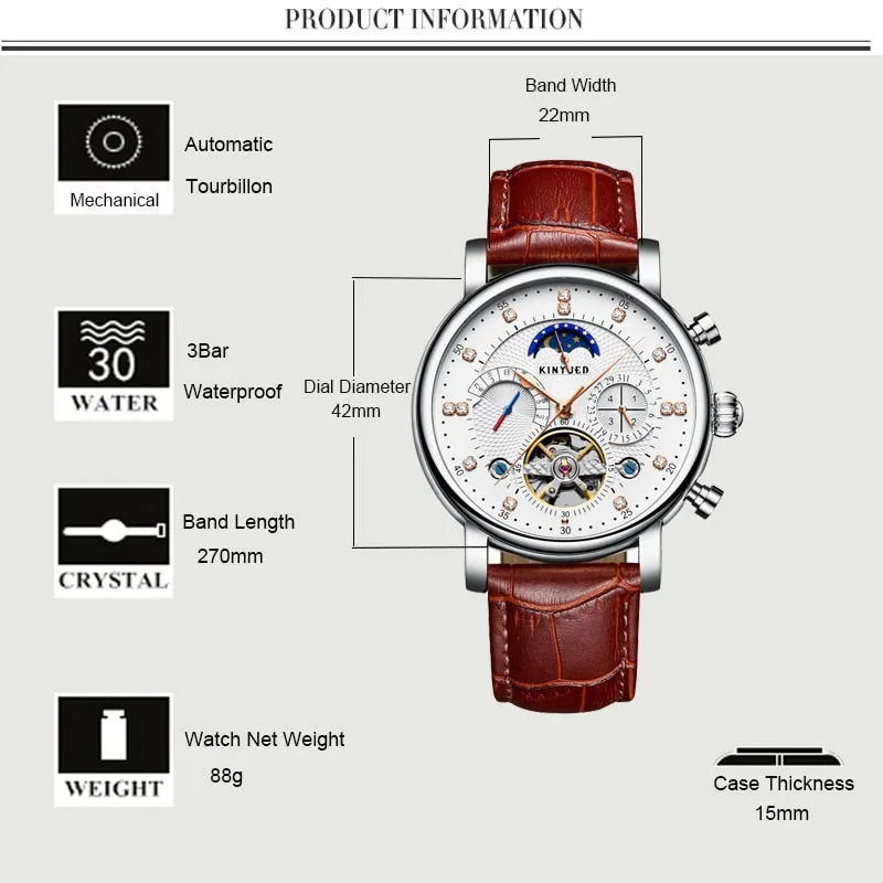 Premium Automatic Tourbillon Skeleton Watch