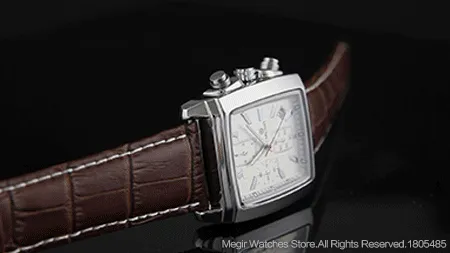 Premium Chronograph Leather Watch