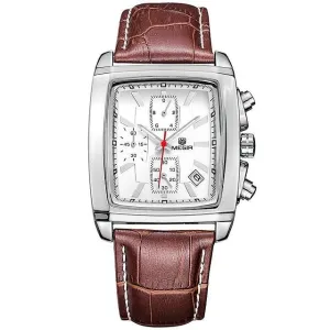 Premium Chronograph Leather Watch