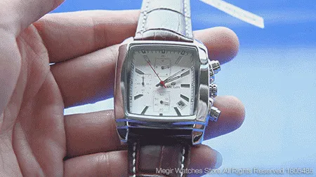 Premium Chronograph Leather Watch