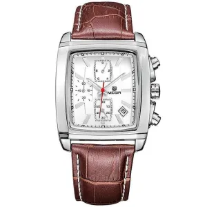 Premium Chronograph Leather Watch