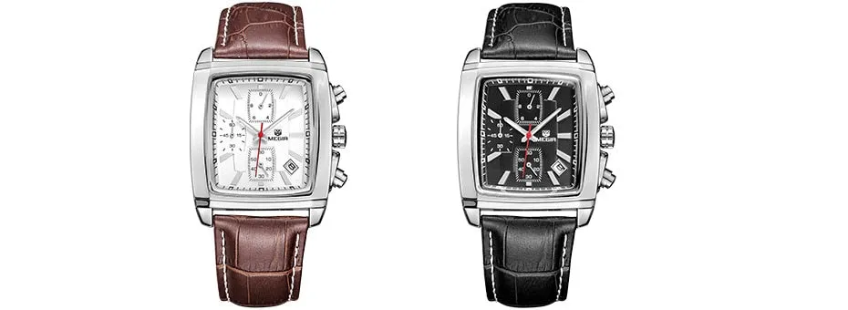 Premium Chronograph Leather Watch