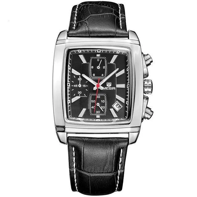 Premium Chronograph Leather Watch