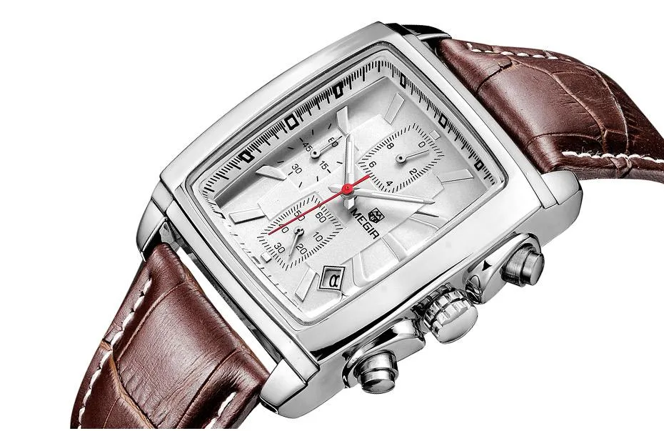Premium Chronograph Leather Watch