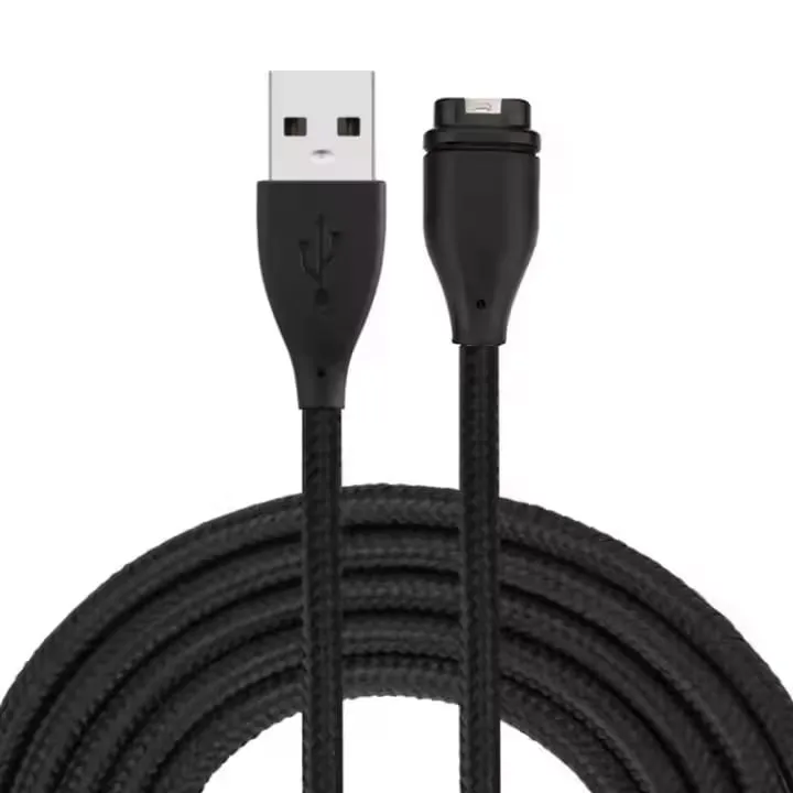 Premium Nylon Braided Charging Cable for Garmin Smart Watches