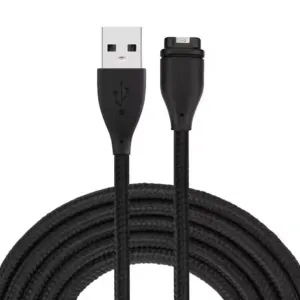 Premium Nylon Braided Charging Cable for Garmin Smart Watches