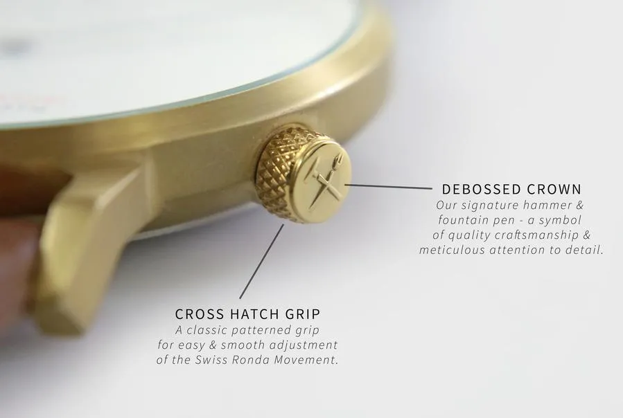 Quarter Century Watch Gold - 41 mm: Natural