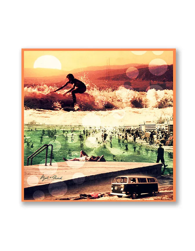 "BEYOND ENDLESS" DIGITAL PRINT POCKET SQUARE