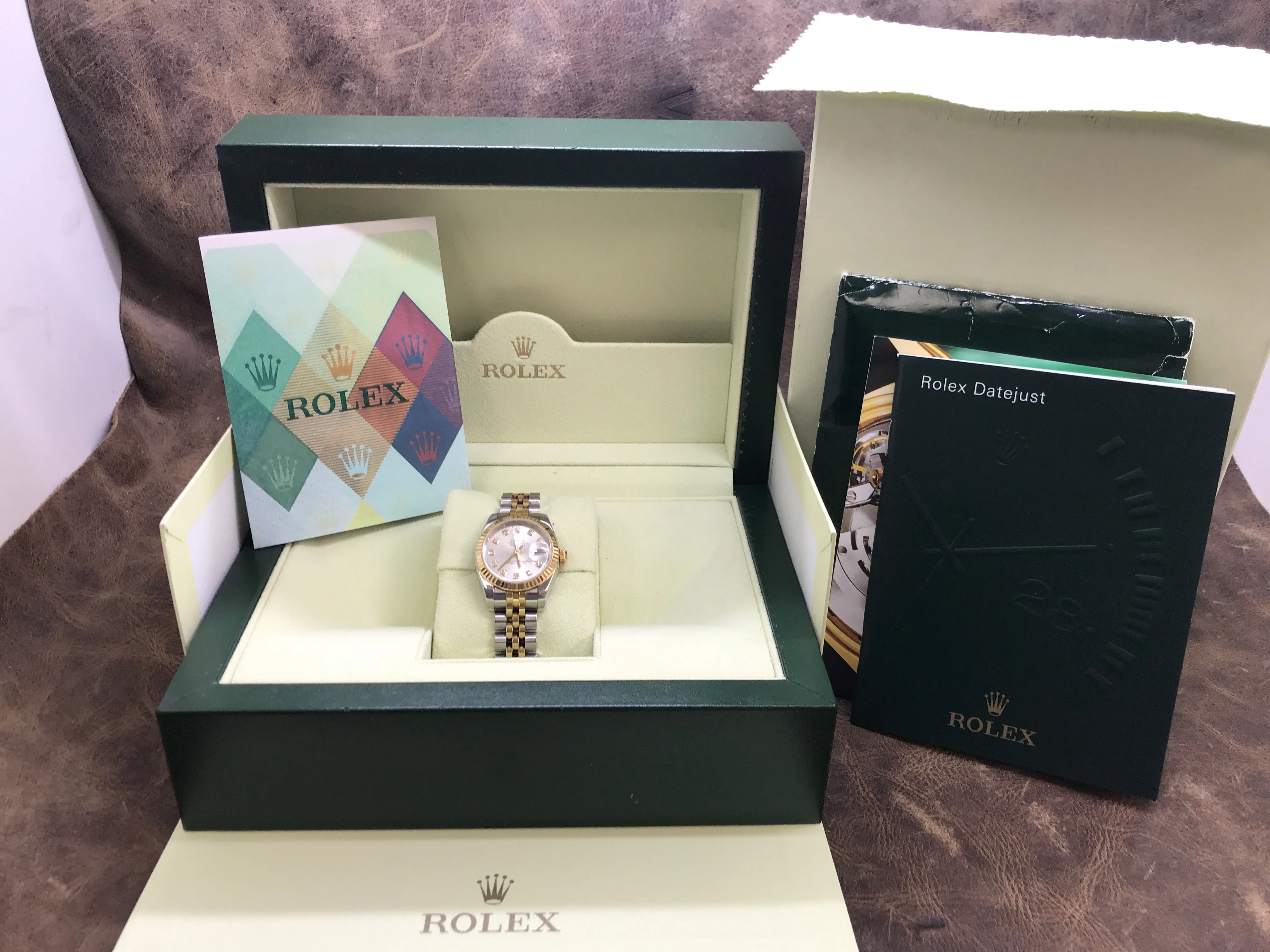 Rolex Datejust 179173 Silver Dial Automatic  Women's Watch