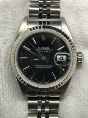 Rolex Datejust 26mm 79174 Black Dial Automatic Women's Watch