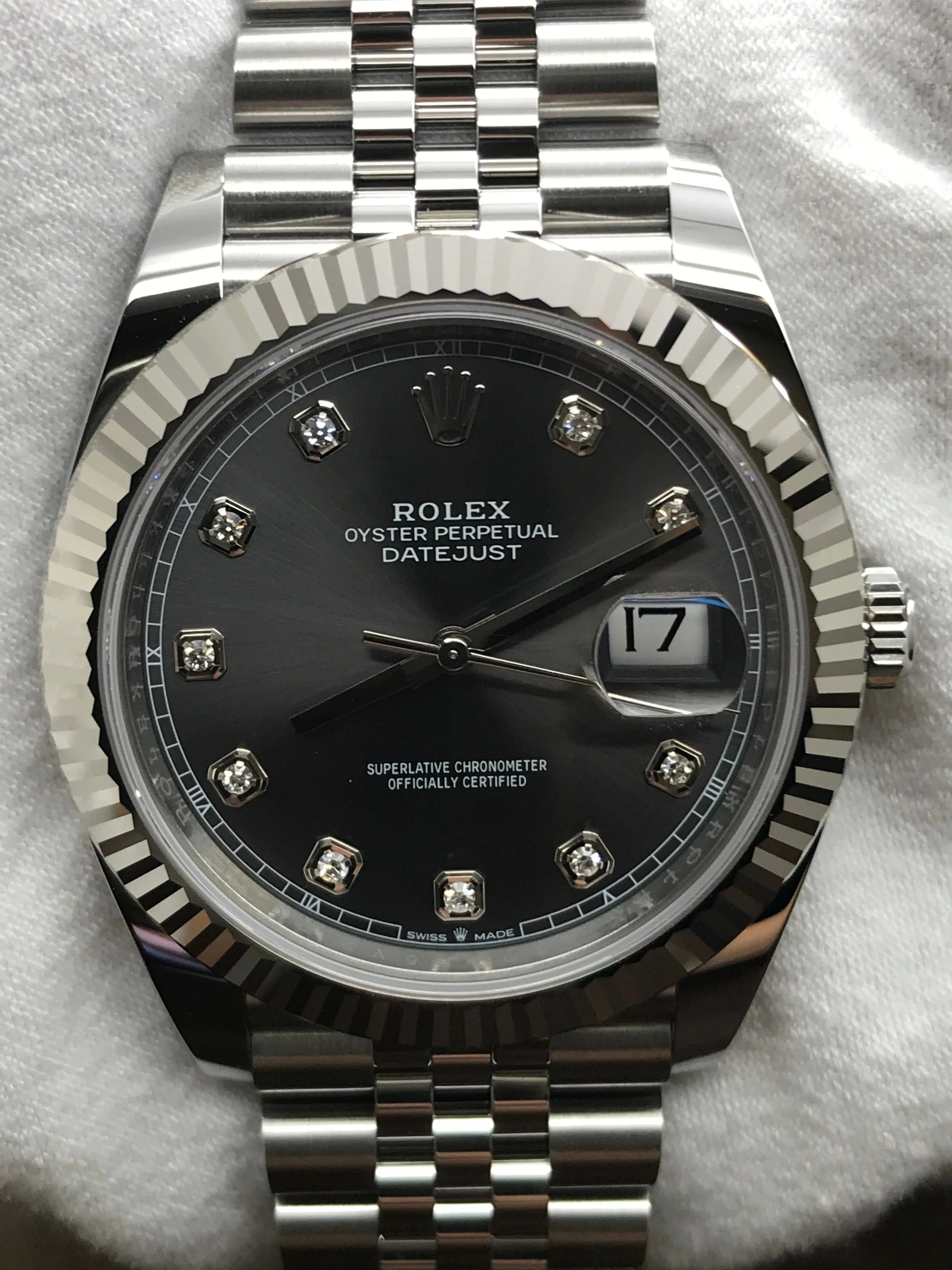 Rolex Datejust 41 126334 Rhodium Dial Automatic Men's Watch
