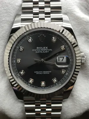 Rolex Datejust 41 126334 Rhodium Dial Automatic Men's Watch