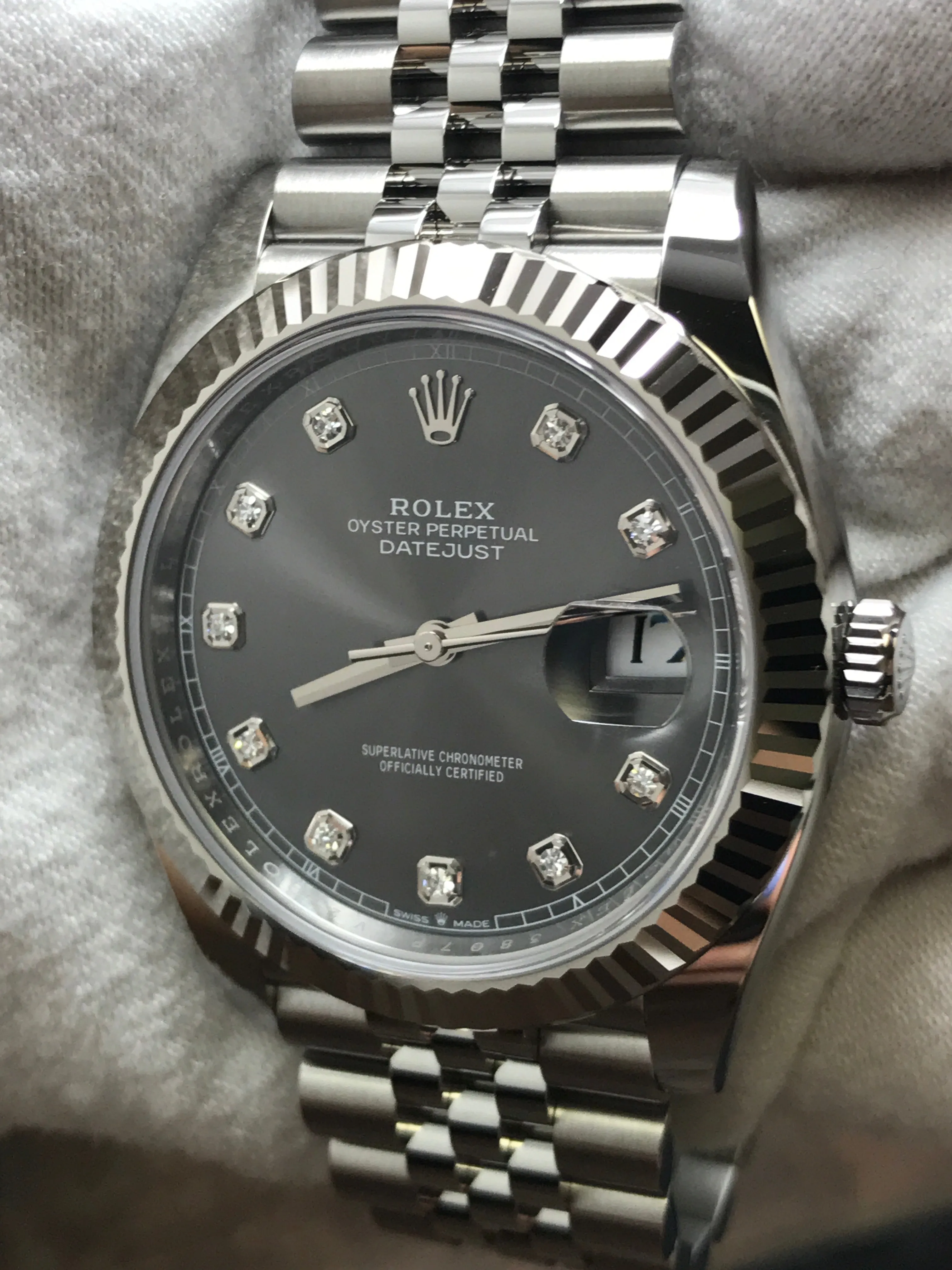 Rolex Datejust 41 126334 Rhodium Dial Automatic Men's Watch