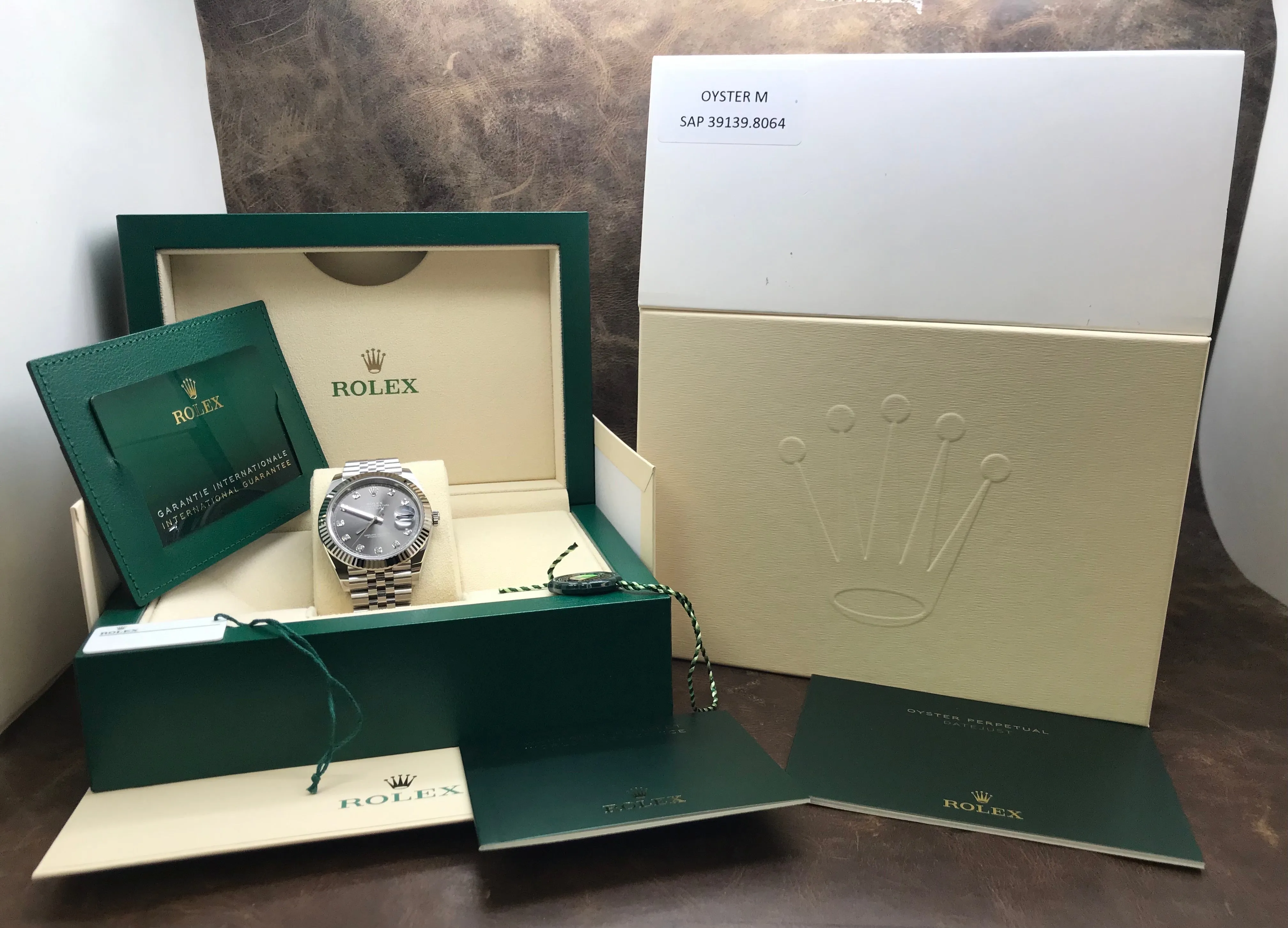 Rolex Datejust 41 126334 Rhodium Dial Automatic Men's Watch