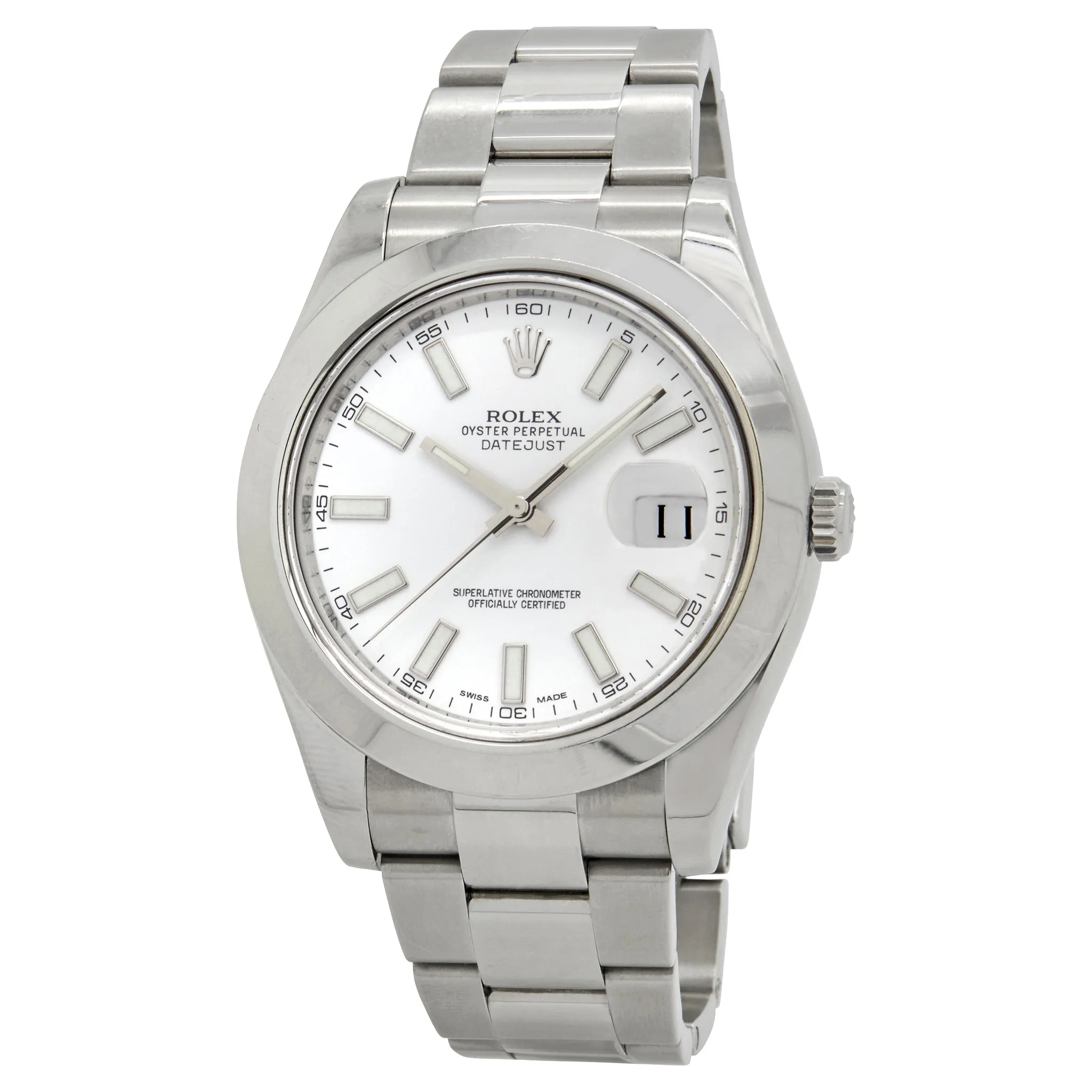 Rolex Datejust II 116300 White Dial Automatic Men's Watch