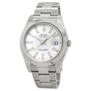 Rolex Datejust II 116300 White Dial Automatic Men's Watch