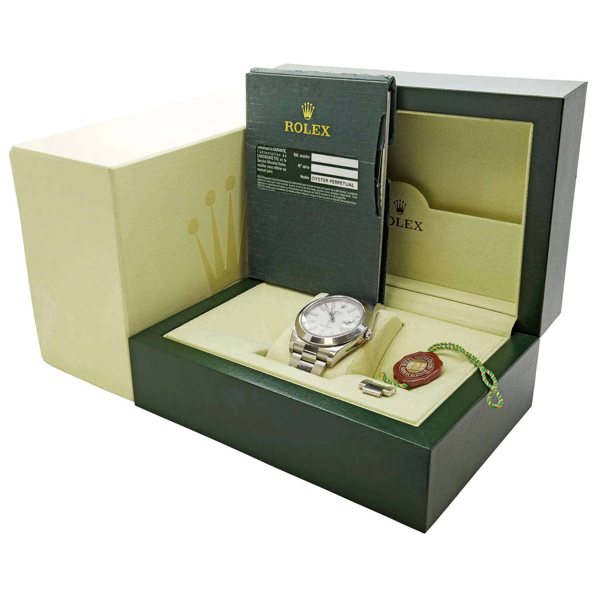 Rolex Datejust II 116300 White Dial Automatic Men's Watch