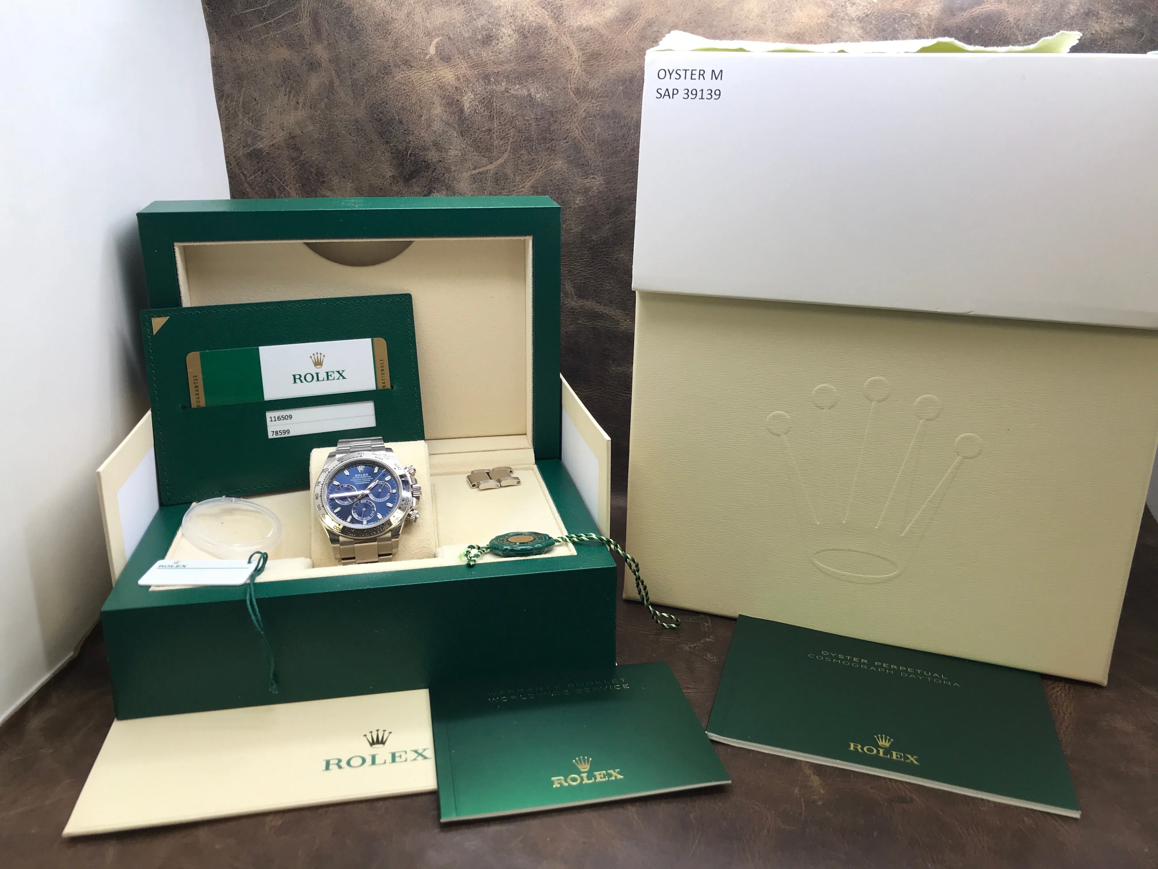 Rolex Daytona 116509 Black Dial Automatic Men's Watch