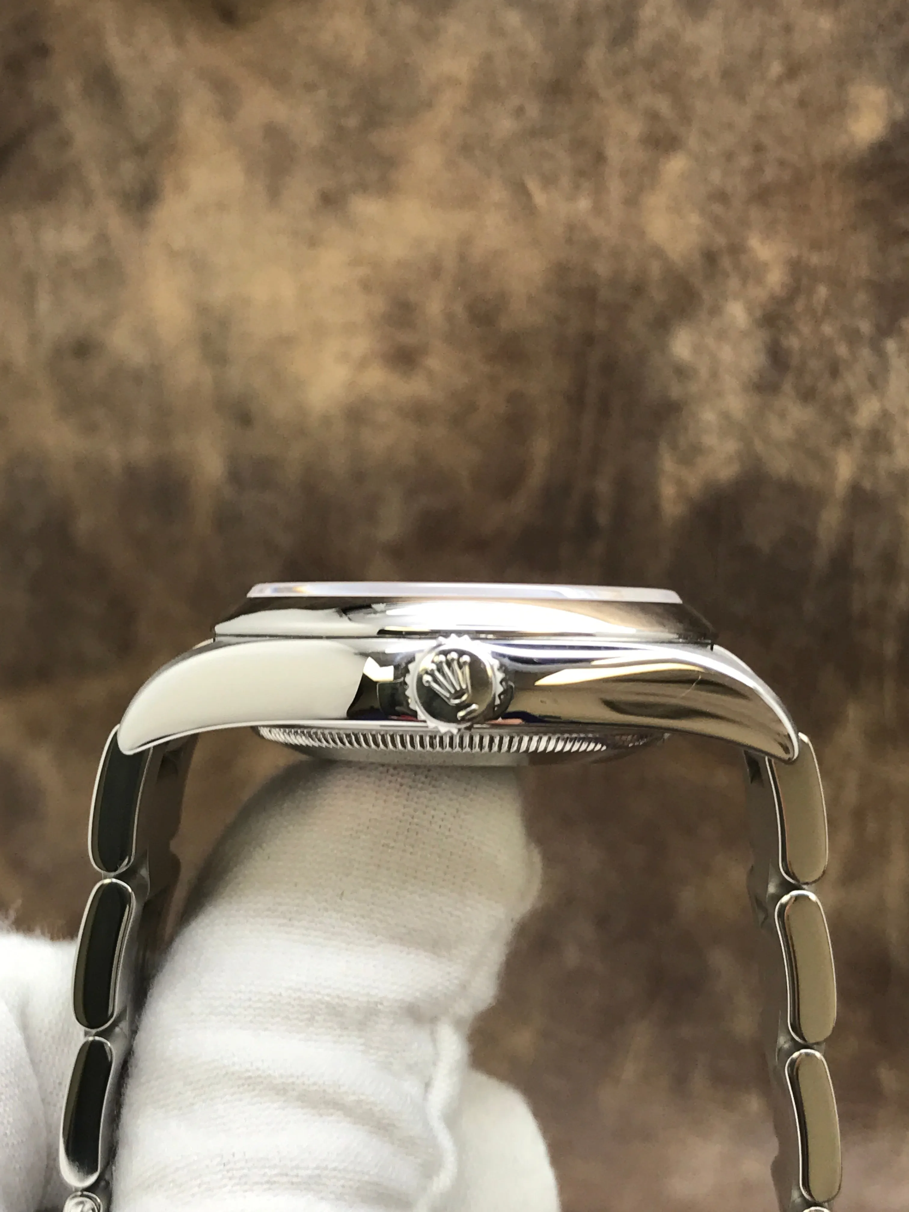 Rolex Oyster Perpetual 36mm 116000 Silver-tone Dial Automatic Watch
